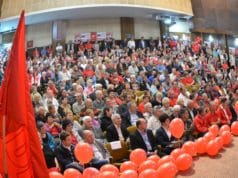 Predizborni, promotivni skup u Lukavcu