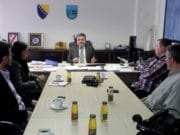 Sastanak načelnika Delića sa predstavnicima Sindikata JU-a Općine Lukavac - Foto: Lukavac.ba