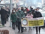 U Lukavcu održana protestna šetnja zbog zagađenja
