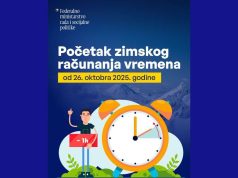Počelo zimsko računanje vremena