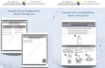 CIK objavio primjere glasačkih listića, umjesto dosadašnjeg X-a popunjavamo kružiće