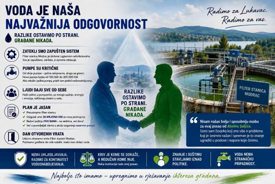 Gradonačelnik Delić brani imenovanje Suljića: “Voda nema stranačku pripadnost”